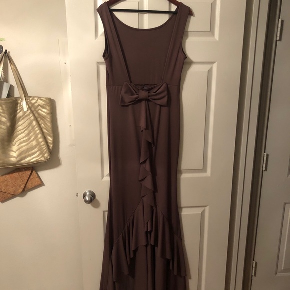 sheshow backless bow dress